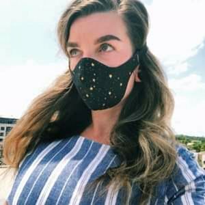 NIP • Handmade Metallic Cosmos Face Mask